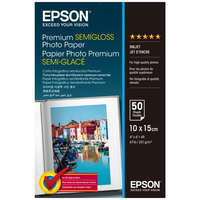 EPSON EPSON fotópapír C13S041765/ 100x150 mm/ Premium Semigloss Photo / 50 lap