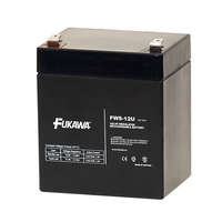 FUKAWA FUKAWA ólom-savas akkumulátor FW 5-12 U UPS-hez APC/ AEG/ EATON/ Powerware/ 12V/ 5Ah/ élettartam 5 év/ Faston F2-6.3mm