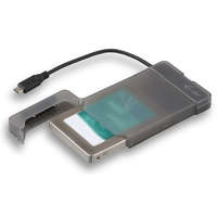 I-TEC i-tec külső doboz HDD-hez MYSAFE Easy/ 2.5" SATA/ SSD/ USB 3.1 Type C Gen 2/ fekete