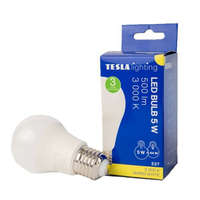 TESLA Tesla LED izzó IZZÓ/E27/5W/230V/500lm/25.000h/3000K meleg fehér/220st