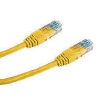 DATACOM DATACOM Patch kábel UTP CAT5E 0,25m sárga