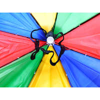 Icon int trade Fejre helyezhető színes esernyő