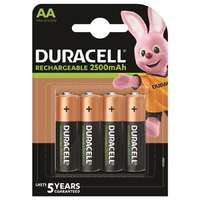 Duracell Tölthető elem, AA ceruza, 4x2500 mAh, DURACELL