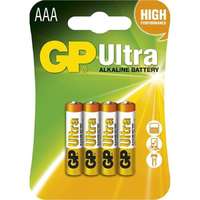 Gp batteries GP B1911 Ultra alkáli AAA (LR03) mikro ceruza elem 4db/bliszter