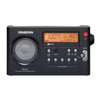 Sangean Sangean PR-D7PACKAGE B hordozható szintézeres AM/FM fekete táskarádió