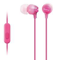 Sony Sony MDREX15APPI.CE7 mikrofonos rózsaszín fülhallgató