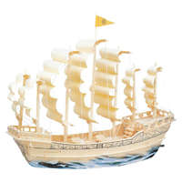 Fakopáncs 3D puzzle vitorlás hajó a Ming dinasztiából (natúr)