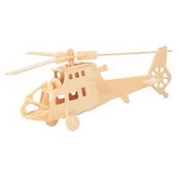 Fakopáncs 3D puzzle helikopter (natúr)
