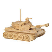 Fakopáncs 3D puzzle tank II. (natúr)