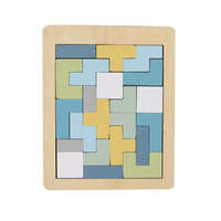 Fakopáncs Fa tetrisz játék (téglalap, kék)