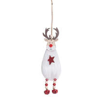 Fakopáncs Karácsonyi dekoráció (rénszarvas csörgő lábbal)