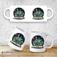 Minecraft okrúhly logo hrnček