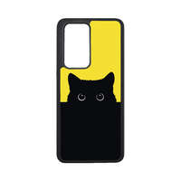 Huawei, Google Pixel Black and yellow cat - Google Pixel / Huawei obal
