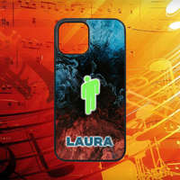 iPhone S vlastným menom - Billie Eilish logo - iPhone obal