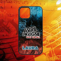 iPhone S vlastným menom - Avril Lavigne logo - iPhone obal