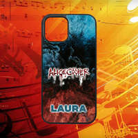 iPhone S vlastným menom - Alice Cooper logo - iPhone obal