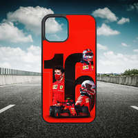 iPhone Formula 1 - Leclerc 16 red - iPhone obal