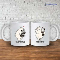 Hrnček Malý rožok - Veľký rožok párový hrnček (2ks)