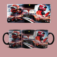 Hrnček Ferrari - Leclerc (Čierny)