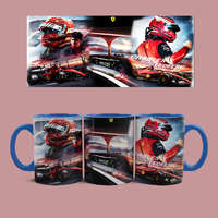 Hrnček Ferrari - Leclerc (Modrý)