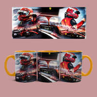 Hrnček Ferrari - Leclerc (Oranžový)