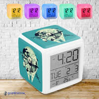 Retro Millenium Falcon svetelný budík