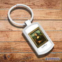 Leonardo da Vinci - Mona Lisa kovová kľúčenka
