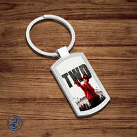 The Walking Dead kovová kľúčenka