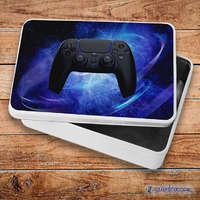 PS5 - Black and blue kovový sendvičový box (úložný box)