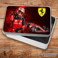 Ferrari - Leclerc kovový sendvičový box (úložný box)
