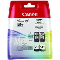 CANON CANON® PG-510/CL-511 ( fekete+színes ) EREDETI TINTAPATRON multipakk, ~220/245 oldal ( pg510cl511 ) ( 2970B010 )