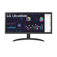  LG IPS monitor 25.7" 26WQ500, 2560x1080, 21:9, 250cd/m2, 5ms, 2xHDMI, HDR10, FreeSync