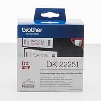 BROTHER Címkenyomtató szalag (DK Tape), 62 mm x 15,24 m, öntapadó, Brother (DK-22251)