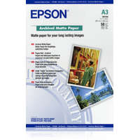EPSON Epson A3 Archival Matt Fotópapír 50Lap 192g (Eredeti)