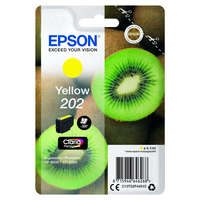EPSON Epson 202 (T02F4) sárga EREDETI TINTAPATRON, ~300 oldal