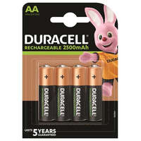 DURACELL Tölthető elem, AA ceruza, 4x2500 mAh, DURACELL