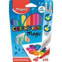 MAPED Filctoll készlet, 3,6 mm, MAPED "Color&#039;Peps Magic", 8+2 különböző szín