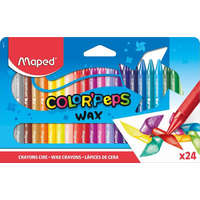 MAPED Zsírkréta, MAPED "Color&#039;Peps Wax", 24 különböző szín