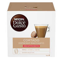 NESCAFE DOLCE GUSTO Kávékapszula, 16 db, NESCAFÉ DOLCE GUSTO "Cortado", koffeinmentes