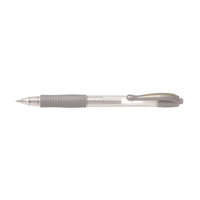 PILOT Zseléstoll, 0,32 mm, nyomógombos, PILOT "G-2 Metallic", ezüst