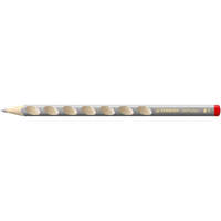  Színes ceruza, háromszögletű, jobbkezes, vastag, STABILO "EASYcolors", ezüst