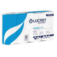 LUCART Toalettpapír, 2 rétegű, kistekercses, 8 tekercses, LUCART "Strong 2.150", fehér