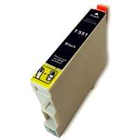 UTÁNGYÁRTOTT Epson nyomtatóhoz t0551 FEKETE utángyártott tintapatron kb.≈: 480 oldalas TO551