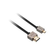  GoGEN HDMI / HDMI micro kábel, 1,5m, v1.4, aranyozott, High speed, ethernet-tel