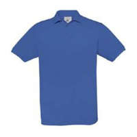 B&amp;C B&C O23 Safran piké pamut póló, royal blue - 2XL