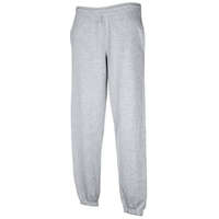 Fruit of the Loom Fruit of the Loom F52 zsebes jogging alsó, ELASTICATED CUFF JOG PANTS, Heather Grey - M