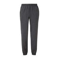 Fruit of the Loom Fruit of the Loom F52 zsebes jogging alsó, ELASTICATED CUFF JOG PANTS, Dark Heather Grey - M