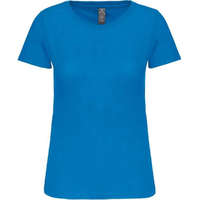 Kariban Kariban organikus kereknyakú rövid ujjú Női póló KA3026IC, Tropical Blue-3XL