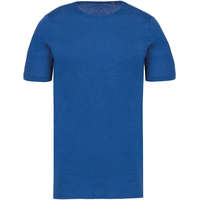 Kariban Kariban organokus rövid ujjú férfi póló KA398, Ocean Blue Heather-XL