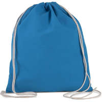 Kimood Kimood kisméretű tornazsák-hátizsák organikus pamutból KI0147, Tropical Blue